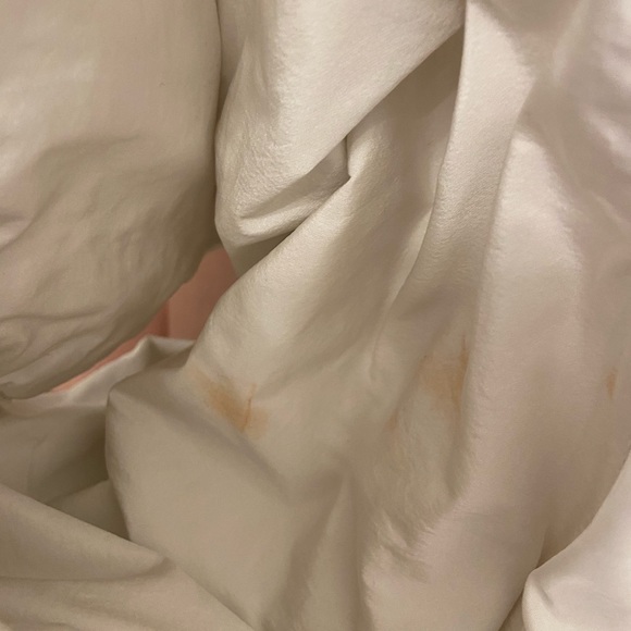 BOGO Zara Cream Pleated Top with Bow. Size Small. Sold out. - Picture 7 of 10